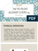 How To Fight Against COVID-19