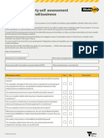 ISBN Health and Safety Self Assessment Checklist For Small Businesses 2021 08