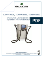 Ikanos M11 / Ikanos M21 / Ikanos M22: Evacuation & Refrigerant Charging Equipment For Non Flammable Gases