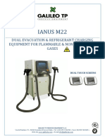 Ianus M22: Dual Evacuation & Refrigerant Charging Equipment For Flammable & Non Flammable Gases