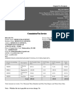 Commission/Tax Invoice: Original For Recipient