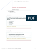 Exercise 1 - Planning, Budgeting and Forecasting - Attempt Review