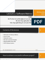 Lecture 2 - Software Metrics