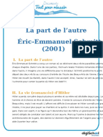 La Part de L'autre Éric-Emmanuel Schmitt (2001)