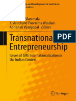 Transnational Entrepreneurship: Mathew J. Manimala Kishinchand Poornima Wasdani Abhishek Vijaygopal Editors