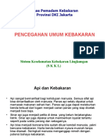 Pencegahan Umum Kebakaran