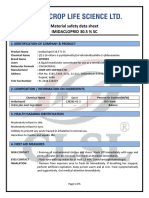 Material Safety Data Sheet Imidacloprid 30.5 % SC: 1. Identification of Company & Product