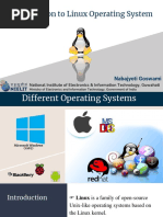 Introduction To Linux Operating System: Nabajyoti Goswami