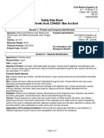 Safety Data Sheet Glacial Acetic Acid, C2H4O2-Glac Aci Acid
