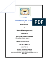 Bank Management System Documentation.