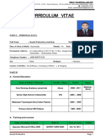 CV Ismail Prahendra Update 24 Apr 2022