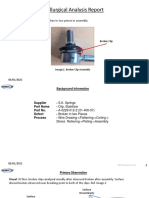 Metallurgical Analysis Report: - Problem Description: Clip Broken in Two Pieces in Assembly