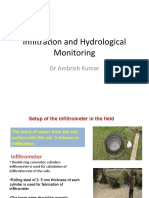 3 - Infiltration and Hydrological Monitoring