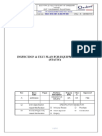 Itp For Equipment Erection - Static