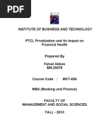 Download PTCL Privatization and Its Impact on Financial Health by Asad Mazhar SN58223642 doc pdf