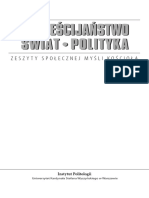 Chrześcijaństwo - Świat - Polityka Zeszty NR 23 PL 13.07.2019