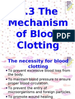 1.3 The Mechanism of Blood Clotting