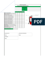 Inspección de extintores de incendios: checklist y especificaciones