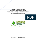 Guia Metodologica Del Proceso de Identificacion y Delimitacion Del Perimetro de La Jurisdicc