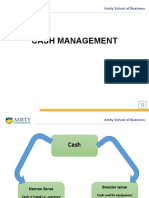 Cash Management: Amity School of Business