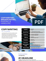 Copywriting, Broadcasting, Posting&handling