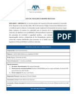 2019 Ficha Tecnica Analisis Jurisprudencial ABA-UNAB