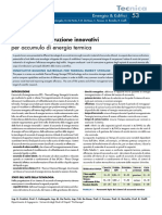 Materiali Da Costruzione Innovativi Per Accumulo Di Energia Termica