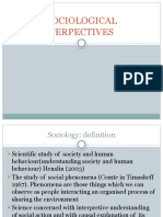 Sociological Peespectives