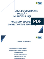 PROGRAM DE GUVERNARE LOCALA – PROTECTIE SOCIALA