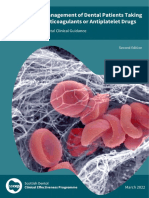 Sdcep Management of Dental Patients Taking Anticoagulants or Antiplatelet Drugs 2nd Edition