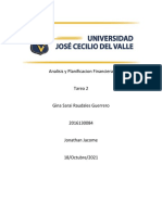 Analisis y Planificacion Financiera Tarea 2