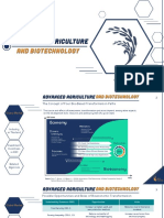 Advanced Agriculture and Biotechnology - 2020