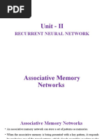 Unit - II: Recurrent Neural Network