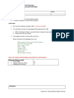 CS158-1L: Artificial Intelligence Laboratory Machine Problem #1: Getting Started With Python