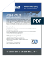 ASHI PALS Specification Sheet