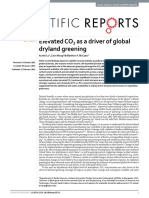 Elevated CO2 As A Driver of Global Dryland Greening