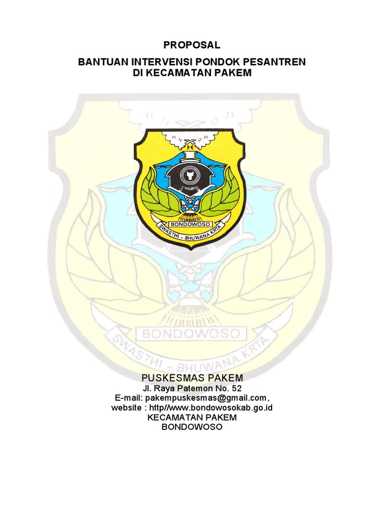 Intervensi Sanitasi Pesantren Pakem | PDF