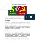 Diferenças Entre Capitalismo e Socialismo