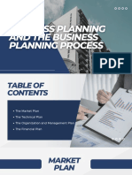 Business Planning and The Business Planning Process