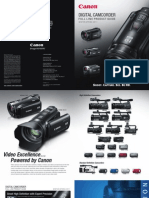 Canon 2011 1H Full Line Camcorder Brochure Final