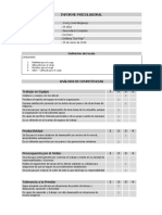 Informe Psicolaboral