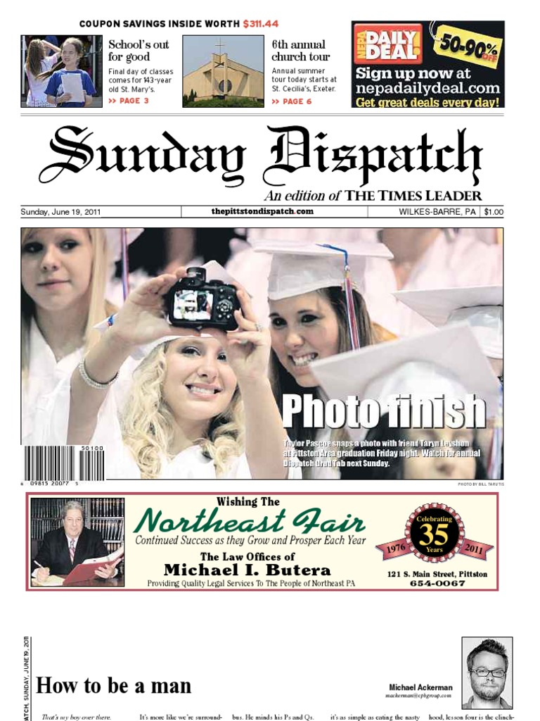 The Pittston Dispatch 06-19-2011 PDF Steak Pittston hq nude picture
