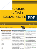 5.sınıf 5.ünite Ders Notları