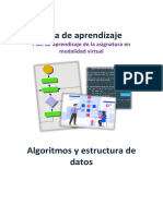 Guia de Aprendizaje - Algoritmos y Estructura Datos - 2022-I