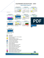 Calendario Escolar NMS 2022-2023