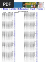 Rekap Togel Korea Tanggal 29 Nopember 2010 - 18 Juni 2011