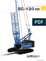 Lattice Boom Hydraulic Crawler Crane SC-120 HD 2