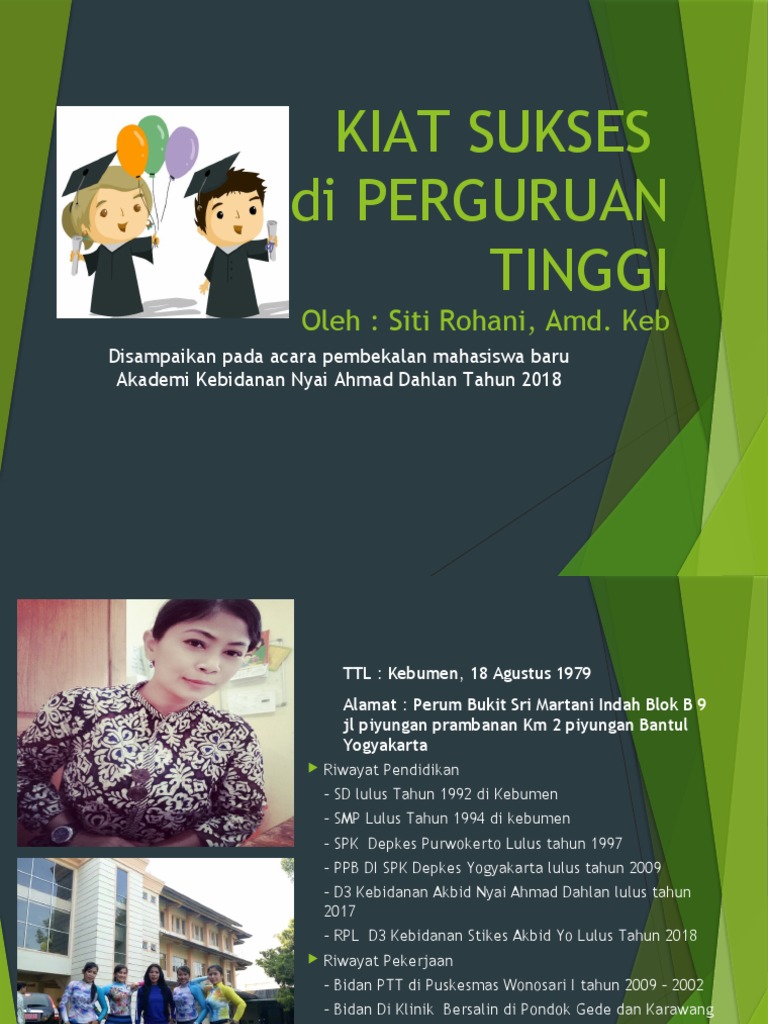 Kiat Sukses Di Perguruan Tinggi Pdf