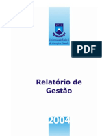 UFCG Relatoriodegestao2004