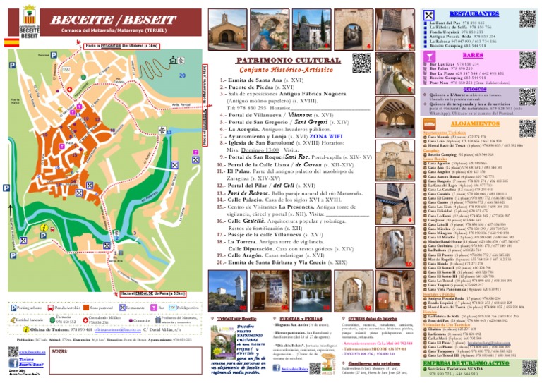 Atractivos y Alojamiento en Beceite | PDF